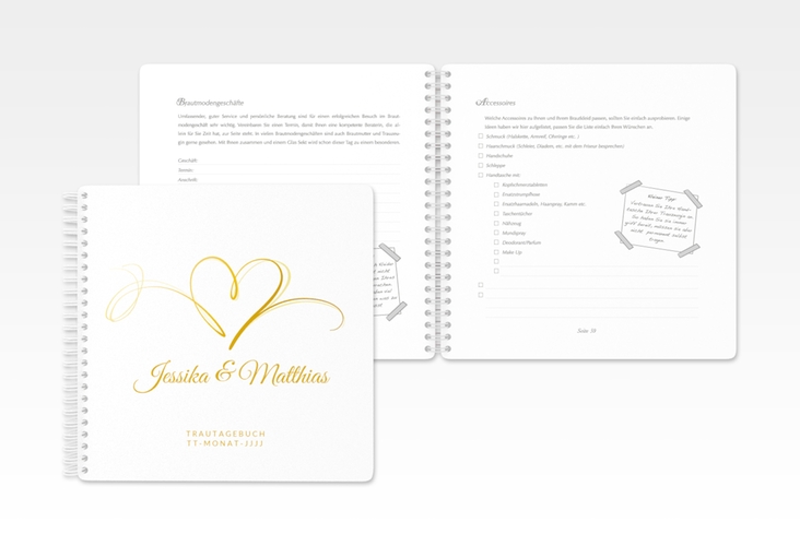 Trautagebuch Hochzeit Envie Trautagebuch Hochzeit gold