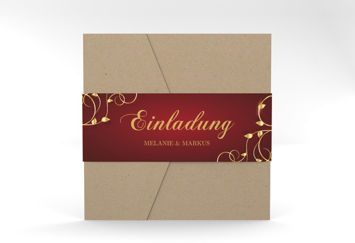 Hochzeitseinladung Eternity Pocketfold