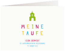 Klick: Details zu Einladung Taufe "Chapel" anzeigen Einladung Taufe "Chapel"