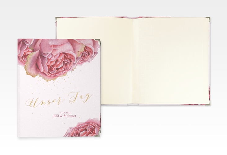 Hochzeitsalbum Cherie 21 x 25 cm rosa