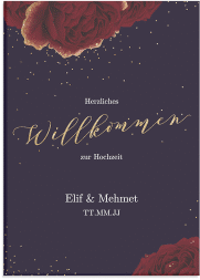 Klick: Details zu Willkommensschild Leinwand "Cherie" anzeigen Willkommensschild Leinwand Cherie 50 x 70 cm Leinwand schwarz