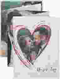 Foto-Leporello Hochzeit Liebe Leporello pink