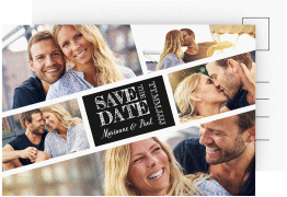 Klick: Details zu Save the Date-Postkarte "Rise" anzeigen Save the Date-Postkarte Rise A6 Postkarte schwarz