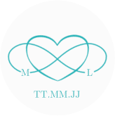 Klick: Details zu Aufkleber Hochzeit "Infinity" anzeigen Aufkleber Hochzeit Infinity Aufkleber, selbstklebend, rund tuerkis