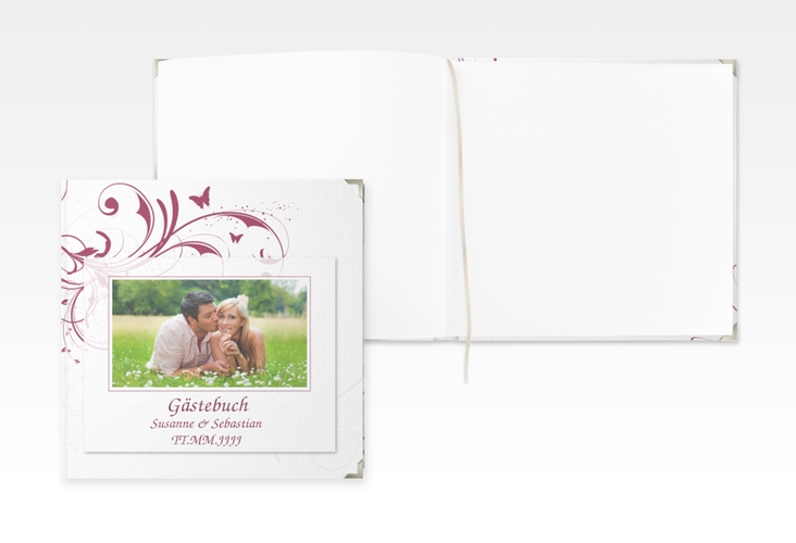 Gästebuch Selection Hochzeit Palma Leinen-Hardcover