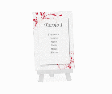 Klick: Details zu Segnaposti matrimonio collezione Palma anzeigen Segnaposti matrimonio collezione Palma Tischaufsteller marrone