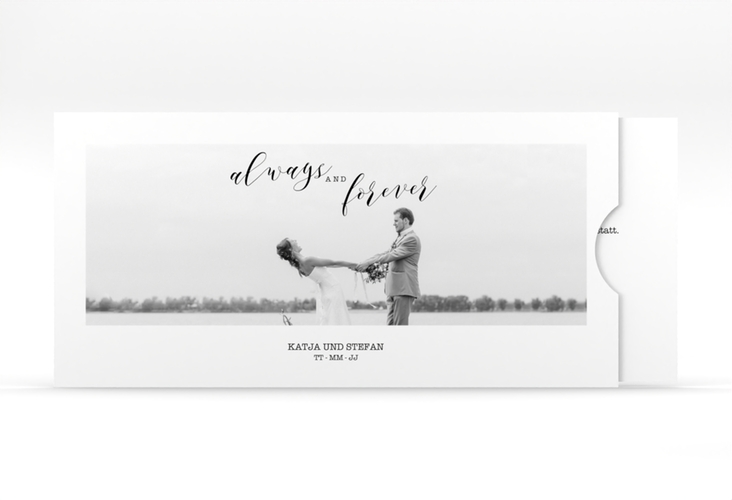 Hochzeitseinladung Photoframe Einsteckkarte