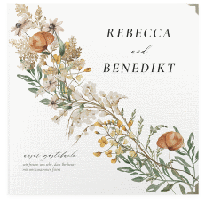Klick: Details zu Gästebuch Selection Hochzeit "Wildfang" anzeigen Gästebuch Selection Hochzeit Wildfang Leinen-Hardcover weiss mit getrockneten Wiesenblumen