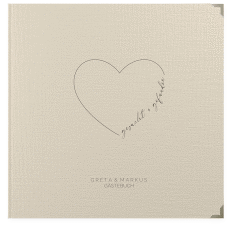 Klick: Details zu Gästebuch Selection Hochzeit "Lebenstraum" anzeigen Gästebuch Selection Hochzeit Lebenstraum Leinen-Hardcover beige