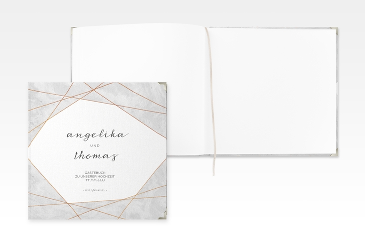 Gästebuch Selection Hochzeit Asymmetry Leinen-Hardcover