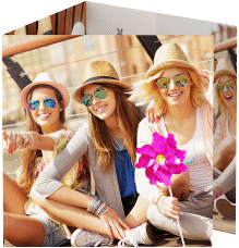 quadratische Klappkarte doppelt – 8 Bilder quadr. Doppel-Klappkarte