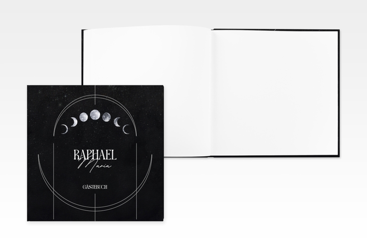 Gästebuch Creation Mondphase 20 x 20 cm, Hardcover
