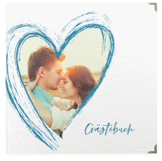 Klick: Details zu Gästebuch Selection Hochzeit "Liebe" anzeigen Gästebuch Selection Hochzeit Liebe Leinen-Hardcover tuerkis