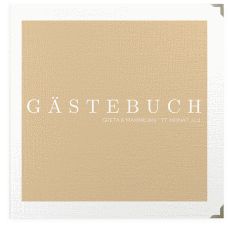 Klick: Details zu Gästebuch Selection Hochzeit "Simply" anzeigen Gästebuch Selection Hochzeit Simply Leinen-Hardcover beige