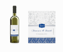 Klick: Details zu Etichette vino matrimonio collezione Latina anzeigen Etichette vino matrimonio collezione Latina Etikett Weinflasche 4er Set marrone