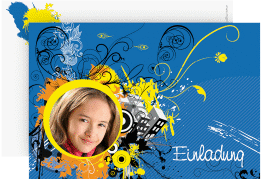 Einladungskarte Kindergeburtstag "Daniel/Daniela"