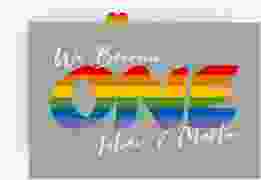 Save the Date-Karte Pride A6 Karte quer bunt
