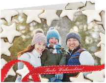 Klick: Details zu Weihnachtskarte "Zuckerguss" anzeigen Weihnachtskarte "Zuckerguss"