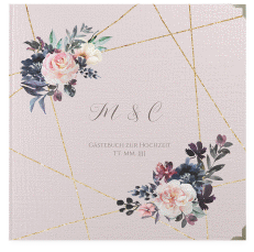 Klick: Details zu Gästebuch Selection Hochzeit "Azalie" anzeigen Gästebuch Selection Hochzeit Azalie Leinen-Hardcover rosa
