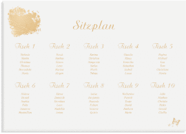 Klick: Details zu Sitzplan Leinwand Hochzeit "Mailand" anzeigen Sitzplan Leinwand Hochzeit "Mailand" 70 x 50 cm Leinwand pink
