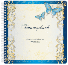Klick: Details zu Trautagebuch Hochzeit "Toulouse" anzeigen Trautagebuch Hochzeit Toulouse Trautagebuch Hochzeit blau