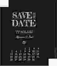 Save the Date-Kalenderblatt "Rise"