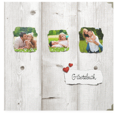 Klick: Details zu Gästebuch Selection Hochzeit "Reichenhall" anzeigen Gästebuch Selection Hochzeit Reichenhall Leinen-Hardcover weiss