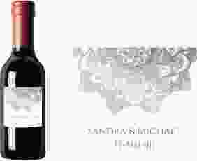 Piccoloetikett Hochzeit Delight Etikett Piccolo grau