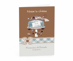 Klick: Details zu Libro messa matrimonio collezione Stoccarda anzeigen Libro messa matrimonio collezione Stoccarda DIN A5 geklappt blu