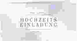 Hochzeitseinladung Blush lange Klappkarte quer lila