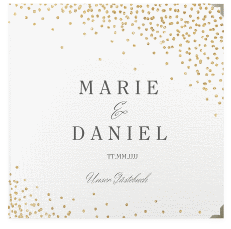 Klick: Details zu Gästebuch Selection Hochzeit "Glitter" anzeigen Gästebuch Selection Hochzeit Glitter Leinen-Hardcover weiss