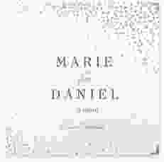 Gästebuch Selection Hochzeit Glitter Leinen-Hardcover weiss