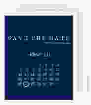 Save the Date-Kalenderblatt "Simply"