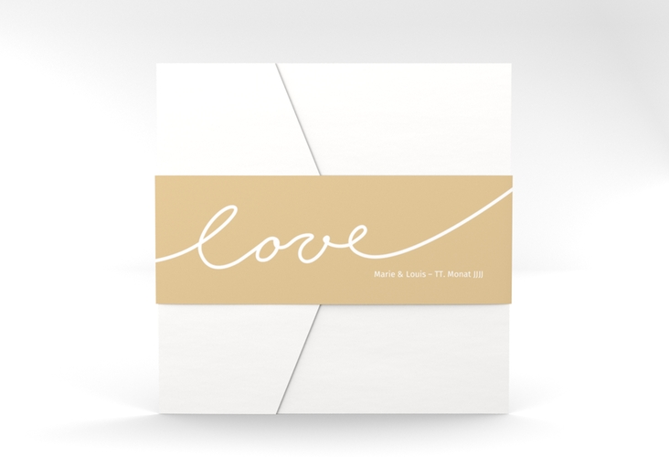 Hochzeitseinladung "Line" Pocketfold