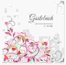 Gästebuch Selection Hochzeit Lilly Leinen-Hardcover rot