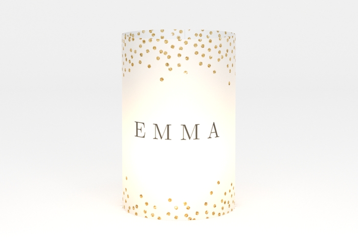 Windlicht Hochzeit Glitter Windlicht weiss