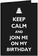 Einladung Geburtstag "KeepCalm"