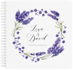 Klick: Details zu Trautagebuch Hochzeit "Lavendel" anzeigen Trautagebuch Hochzeit "Lavendel" Trautagebuch Hochzeit