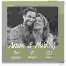 Gästebuch Selection Hochzeit "Icons" Leinen-Hardcover beige
