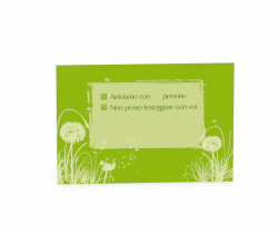 Klick: Details zu Biglietti risposta matrimonio collezione Murcia anzeigen Biglietti risposta matrimonio collezione Murcia A6 Postkarte verde