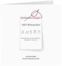 Klick: Details zu Geschäftliche Weihnachtskarte "Weihnachtshinweis" anzeigen Geschäftliche Weihnachtskarte "Weihnachtshinweis"