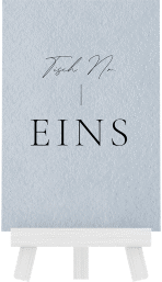 Tischnummer Hochzeit "Hochzeitsfreude"