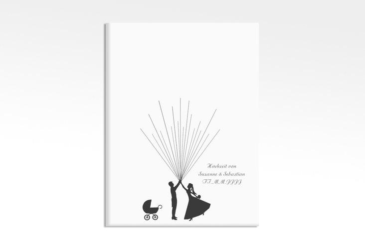 Wedding Tree Leinwand Ballons Beatrice Baby (bis 80 Gäste) 30 x 40 cm