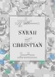 Willkommensschild Poster Hochzeit "Toile"