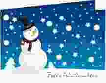 Geschäftliche Weihnachtskarte "Winter"
