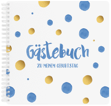 Klick: Details zu Gästebuch Geburtstag "Dots" anzeigen Gästebuch Geburtstag "Dots"