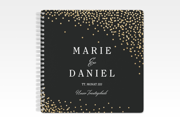 Trautagebuch Hochzeit Glitter Trautagebuch Hochzeit schwarz