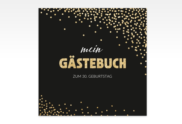 Gästebuch Creation Geburtstag Glitzer 20 x 20 cm, Hardcover