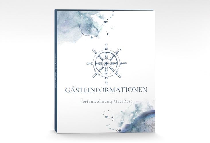 Gästemappe A4 Meerzeit Gästemappe A4