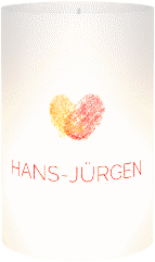 Klick: Details zu Windlicht Hochzeit "Fingerprint" anzeigen Windlicht Hochzeit "Fingerprint" Windlicht pink